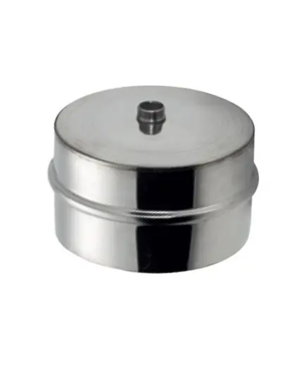 Πώμα Καθαρισμού Σωλήνας Καπνοδόχου Μονού Τοιχώματος Ανοξείδωτο Φ 400 Aisi 316 BA Αντιμαγνητικό Inoxshell