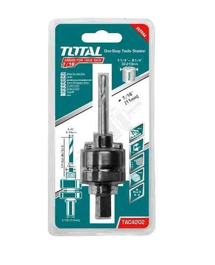 Οδηγός Γιά Ποτηροτρύπανο 7/16΄΄Γιά Διάμετρο 30-200 mm TAC4202 Total