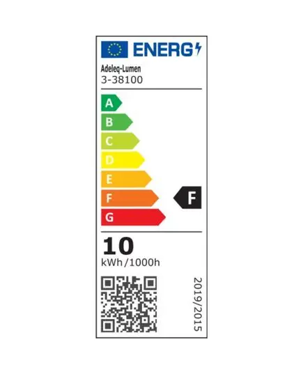 ΠΡΟΒΟΛΕΑΣ LED SMD ΑΛΟΥΜΙΝΙΟΥ ΨΥΧΡΟ 6200Κ IP65 230 VOLT 10 WATT  ΛΕΥΚΟΣ 3-38100 ADELEQ
