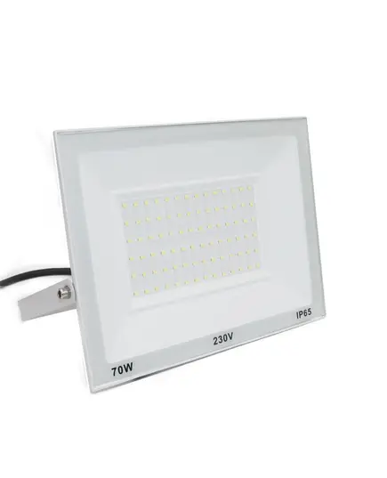ΠΡΟΒΟΛΕΑΣ LED SMD ΑΛΟΥΜΙΝΙΟΥ ΨΥΧΡΟ 6200Κ IP65 230 VOLT 70 WATT  ΛΕΥΚΟΣ 3-38700 ADELEQ