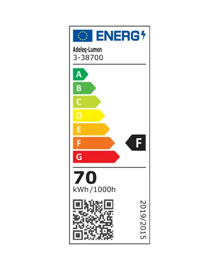 ΠΡΟΒΟΛΕΑΣ LED SMD ΑΛΟΥΜΙΝΙΟΥ ΨΥΧΡΟ 6200Κ IP65 230 VOLT 70 WATT  ΛΕΥΚΟΣ 3-38700 ADELEQ