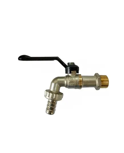 Κάνουλα Ορειχάλκινη Βαρέως Τύπου 1/2΄΄ Μαύρο Χερούλι 04-03800 Bianchi Viospiral