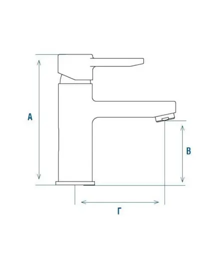 Μπαταρία Νιπτήρα Μίας Οπής 10-09500 Callista Viospiral