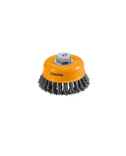 Συρματόβουρτσα Καμπάνα Στριφτή Γωνιακού Τροχού Μ14-125mm Cfa-21003 Coofix