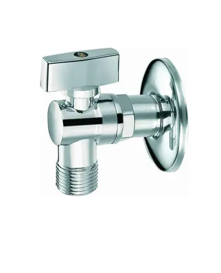 Γωνιακός Σφαιρικός Διακόπτης 1/2΄΄ Χρωμέ 06-1051 1/2΄΄Χ 1/2΄΄ Viospiral