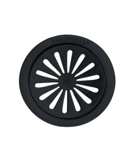 Σχάρα Ανοξείδωτη Δαπέδου Διαμέτρου Φ-100 Μαύρη 15-01405/B Viospiral