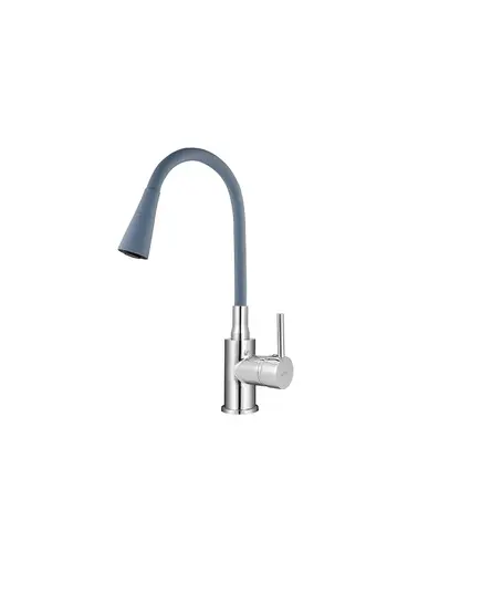 Μπαταρία Πάγκου Κουζίνας Εναλασσόμενης Ροής Μέ Εύκαμπτο Ρουξούνι Γκρί 38-01708 Elemis Viospiral