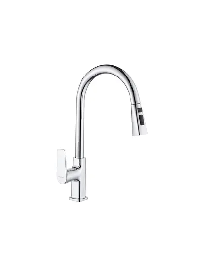 Μπαταρία Κουζίνας Εναλλασόμενης Ροής Μέ Τραβηχτό Ρουξούνι Χρωμέ 38-02018 Elemis Suerda Viospiral