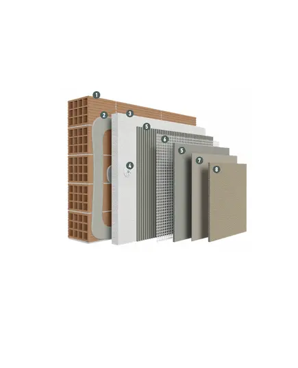 Γωνιόκρανο PVC 10Χ15Χ250CM Συσκευασία 25 Τμχ. 62.5 Μέτρα Clima Angle Flex Climawall Bioclima