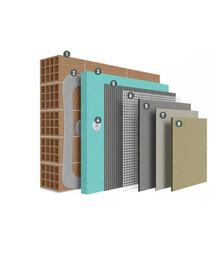 Προφίλ Αρμού Διαστολής Clima Joint EX PVC 10Χ15Χ250CM Climawall Bioclima