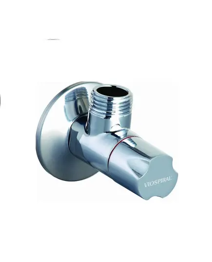 Διακόπτης Γωνιακός Χρωμέ 39-02600 Βάνα Viospiral