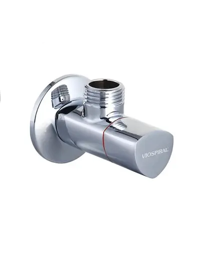 Γωνιακός Διακόπτης Χρωμέ 1/2 Χ 1/2 39-2635 Viospiral