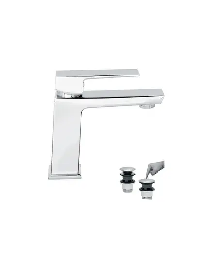 Αναμεικτική Μπαταρία Νιπτήρα Χρωμέ 00-08001 Pietra Chrome Modea Viospiral