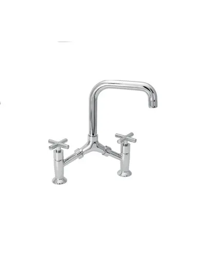 Κλασσική Μπαταρία Νιπτήρα Μισόστροφος Μηχανισμός 00-4501 Minimal Retro Chrome Viospiral