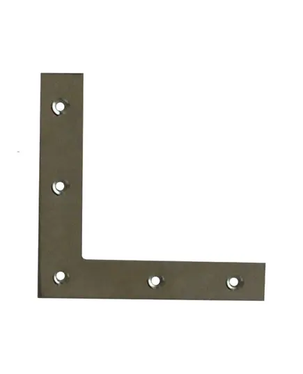 Γωνία Πλακέ Τελαρώματος Γαλβανιζέ 80 Χ 80 Metal-Con