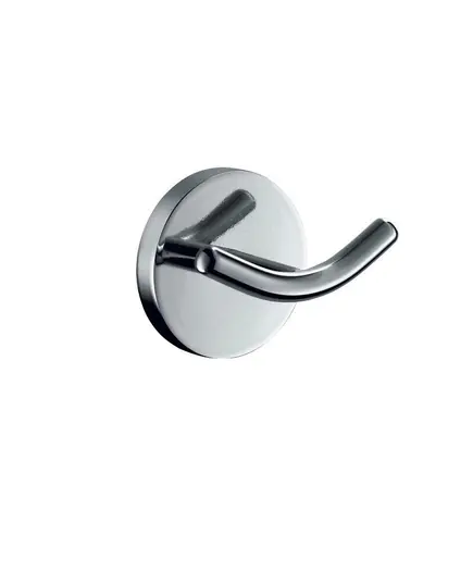 Άγκιστρο Μπάνιου Χρωμέ Διπλό Μέ Βίδες 24-08001 Verso Novo Viospiral