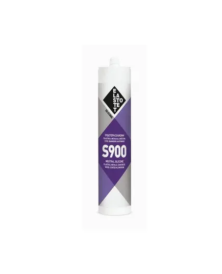 Σιλικόνη Ουδέτερη 280 ml Διάφανη S-900 Elastotet
