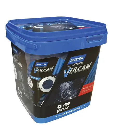 Δίσκος Κοπής Σιδήρου Inox Vulcan 115x1x22.23 Norton