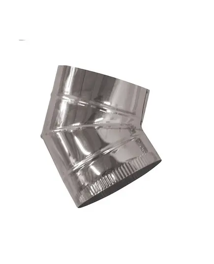 Γωνία Γαλβανιζέ Ελικοειδούς Ραφής 0.5MM 45 Μοιρών Φ200 Inoxshell