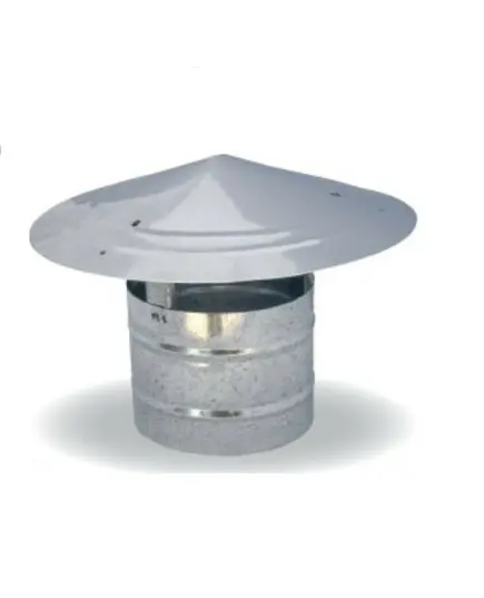 Καπέλο Τύπου Κίνας Γαλβανιζέ Βαρέως Τύπου 0.5mm Πάχος Φ-400 Inoxshell