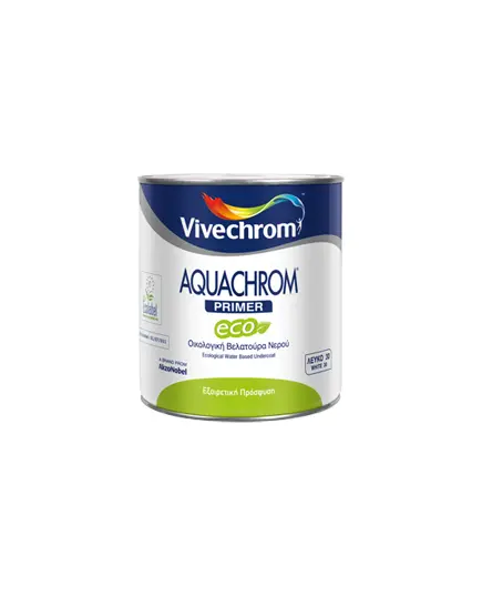 Βελατούρα Νερού Aquachrom Primer Eco 2.5lt Βιβεχρώμ