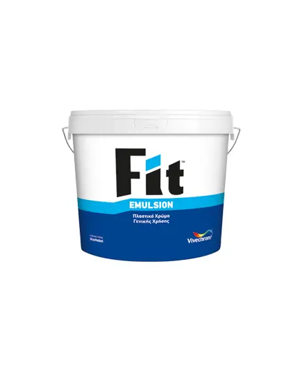 Πλαστικό Χρώμα Fit Λευκό 3lt Βιβεχρώμ