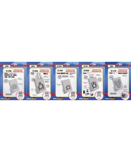 Ανταλλακτικές Σακούλες Ηλεκτρικής Σκούπας Γερμανίας SE 1050 S Ufesa Hobby Juro Pro Eurofilter