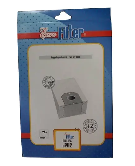 Ανταλλακτικές Σακούλες Ηλεκτρικής Σκούπας SPH 2 Philips Oslo Vital Eurofilter
