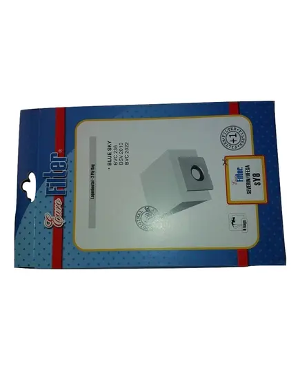 Ανταλλακτικές Σακούλες Ηλεκτρικής Σκούπας SY8 Severin Ufesa Progress Moulinex Eurofilter