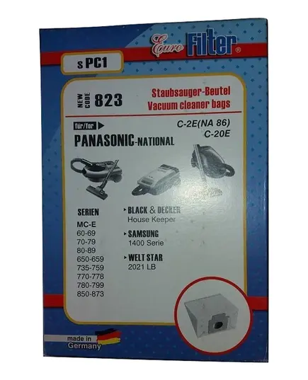 Ανταλλακτικές Σακούλες Ηλεκτρικής Σκούπας SPC 1 S Panasonic National Samsung Eurofilter