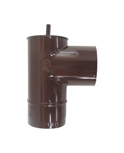 Τάφ Γιά Σωλήνα Σόμπας Φ 120 Εμαγιέ Καφέ 12115 Βιοφάν