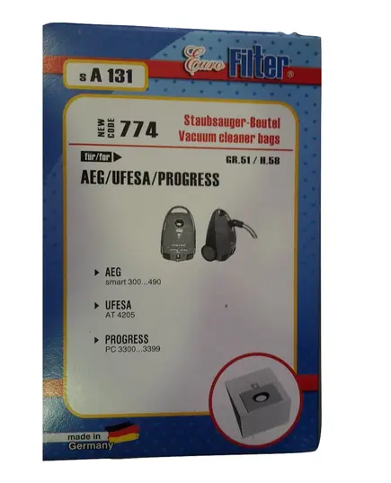 Ανταλλακτικές Σακούλες Ηλεκτρικής Σκούπας Γερμανίας SA 131 Aeg Ufesa Progress Eurofilter
