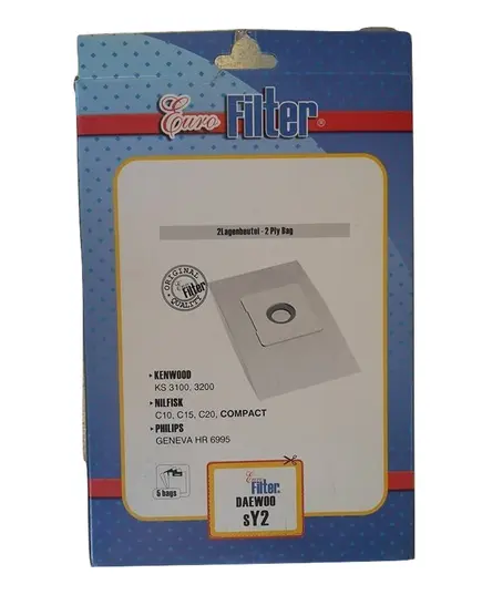 Ανταλλακτικές Σακούλες Ηλεκτρικής Σκούπας SY2 Daewoo Ariete Samsung Philips Eurofilter