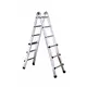Σκάλα Αλουμινίου Πολλαπλών Συνδέσμων 6 + 6 Σκαλοπάτια 803006 S Profal