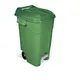 Κάδος Απορριμάτων Μέ Ρόδες Κάι Πετάλ Κήπου 120LT Πράσινος (44426001) Tayg